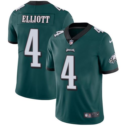 Men Philadelphia Eagles 4 Jake Elliott Nike Midnight Green Vapor Limited NFL Jersey